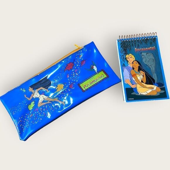 Vintage Disney Pocahontas Calego PVC Pencil Case - Picture 1 of 4